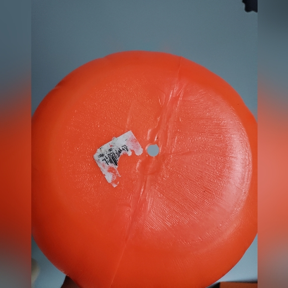 Vintage jack olantern pumpkin pail trick or treat square tooth blow mold - Picture 4 of 5